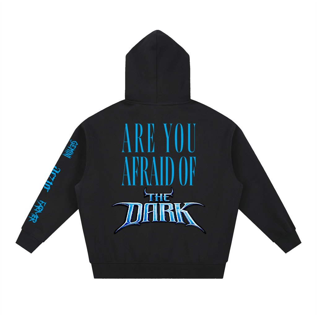 The Dark Oversized Boxy Fit Fleece Hoodie