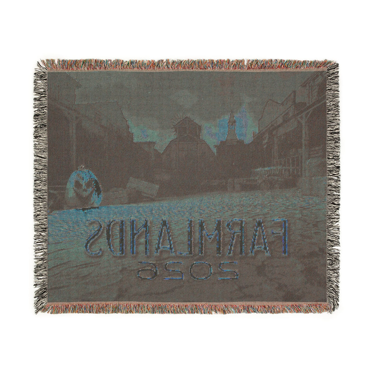 Woven Blanket — 'Farmlands 2026' Throw Blanket