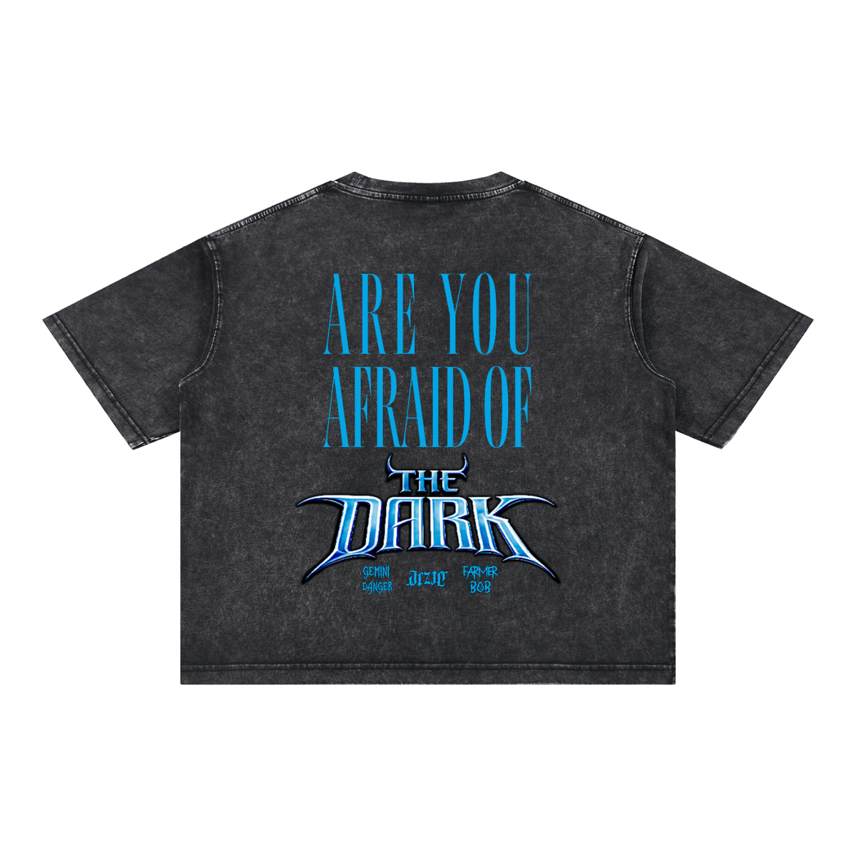 The Dark Mineral Wash Boxy Cotton T-Shirt