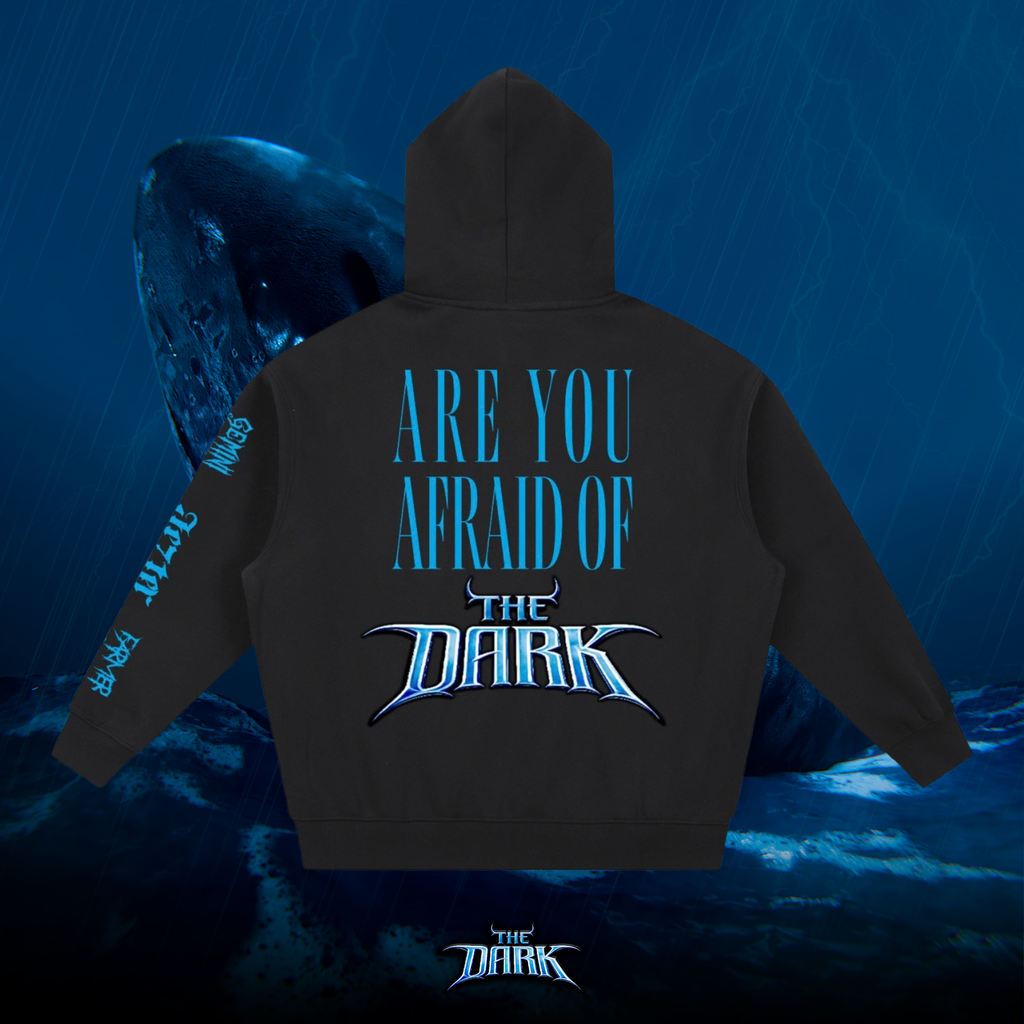 The Dark Oversized Boxy Fit Fleece Hoodie