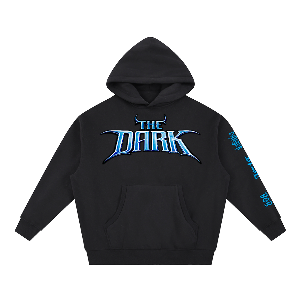 The Dark Oversized Boxy Fit Fleece Hoodie