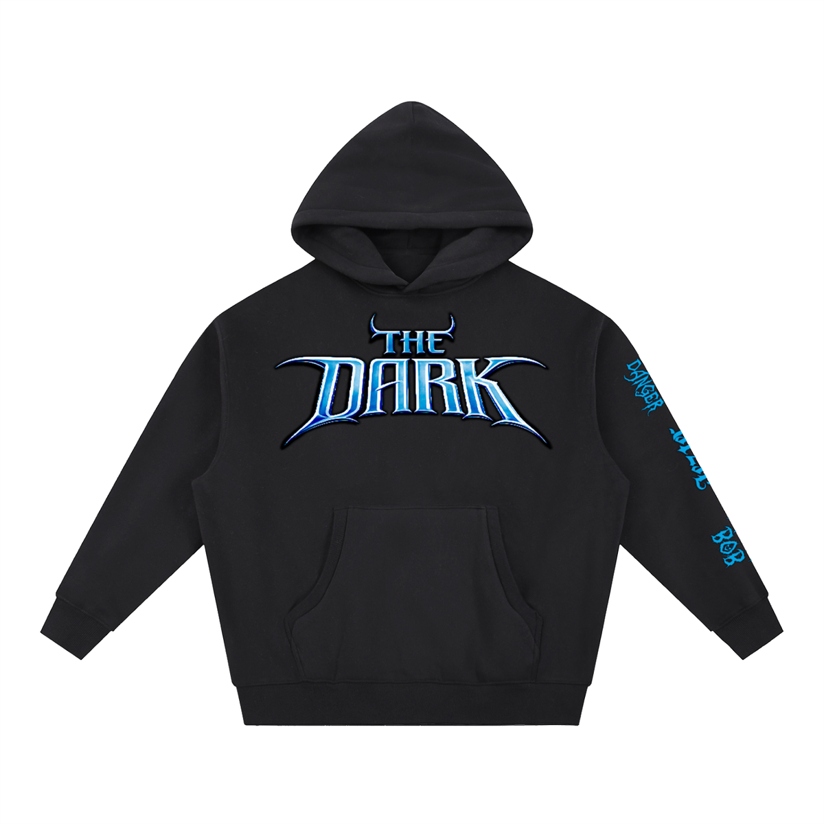 The Dark Oversized Boxy Fit Fleece Hoodie