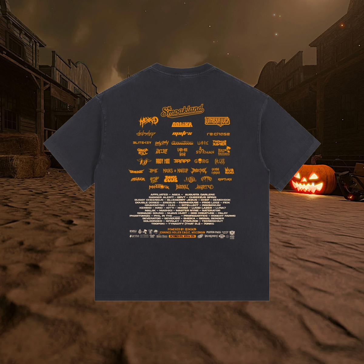 Line Up 2026 Vintage Washed Oversized Cotton T-Shirt