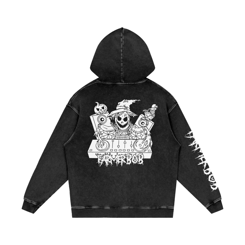 Farmer BoB Presents Snow Washed Loose Cotton Hoodie