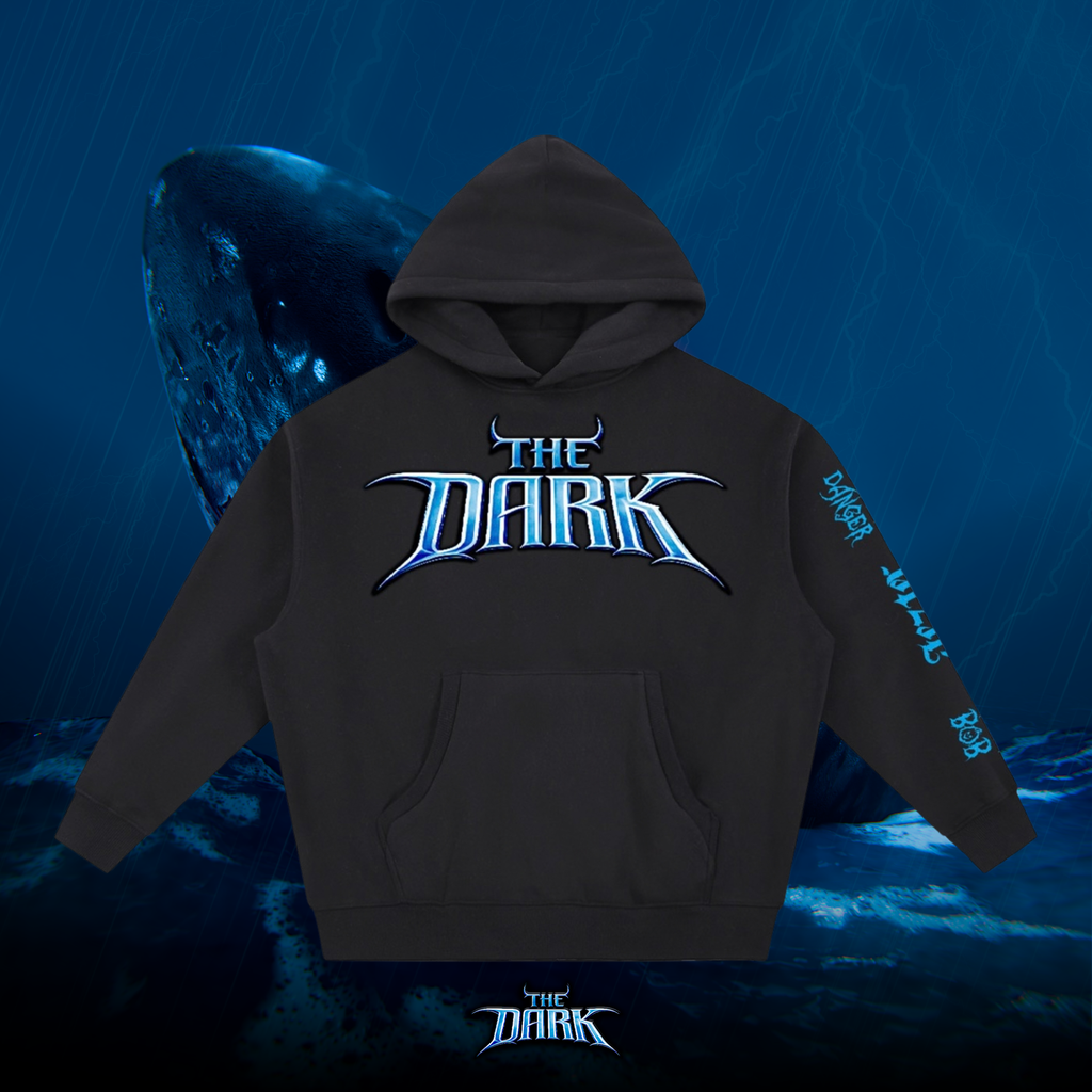 The Dark Oversized Boxy Fit Fleece Hoodie
