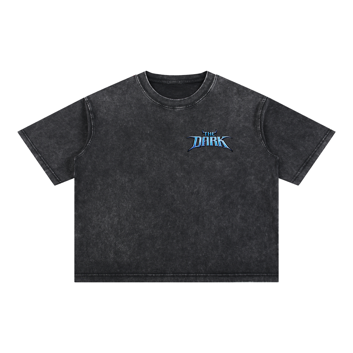 The Dark Mineral Wash Boxy Cotton T-Shirt