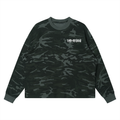 Farmer Bob Camo Unisex Waffle Boxy Long Sleeve T-Shirt