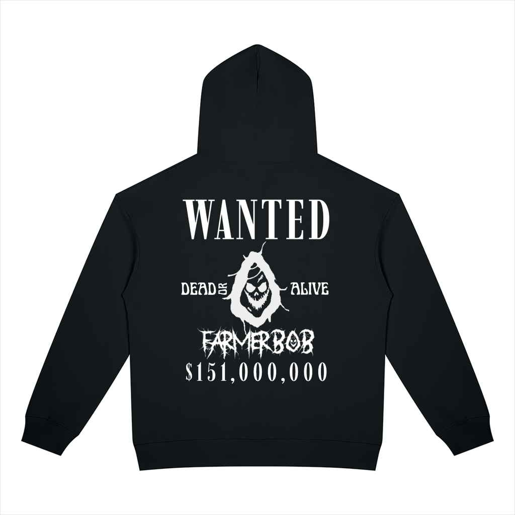 Farmer BoB Wanted Unisex Heavyweight Full Zip Hoodie